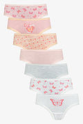 7 Pack Butterfly Bikini Panties Multi