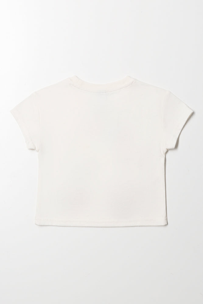 Dropped Shoulder Boxy Tee Cream (2)