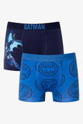 Batman 2 Pack Boxers Blue
