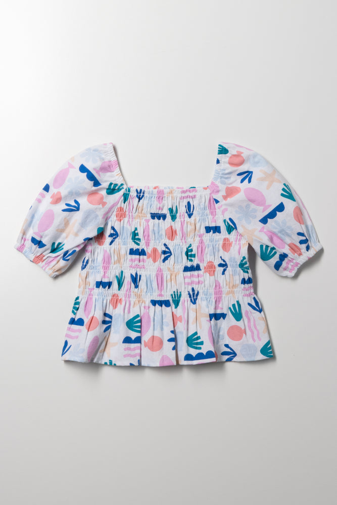 Front Tie Top Multi