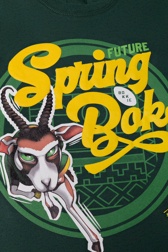 Bokkie Short Sleeve T-Shirt Dark Green