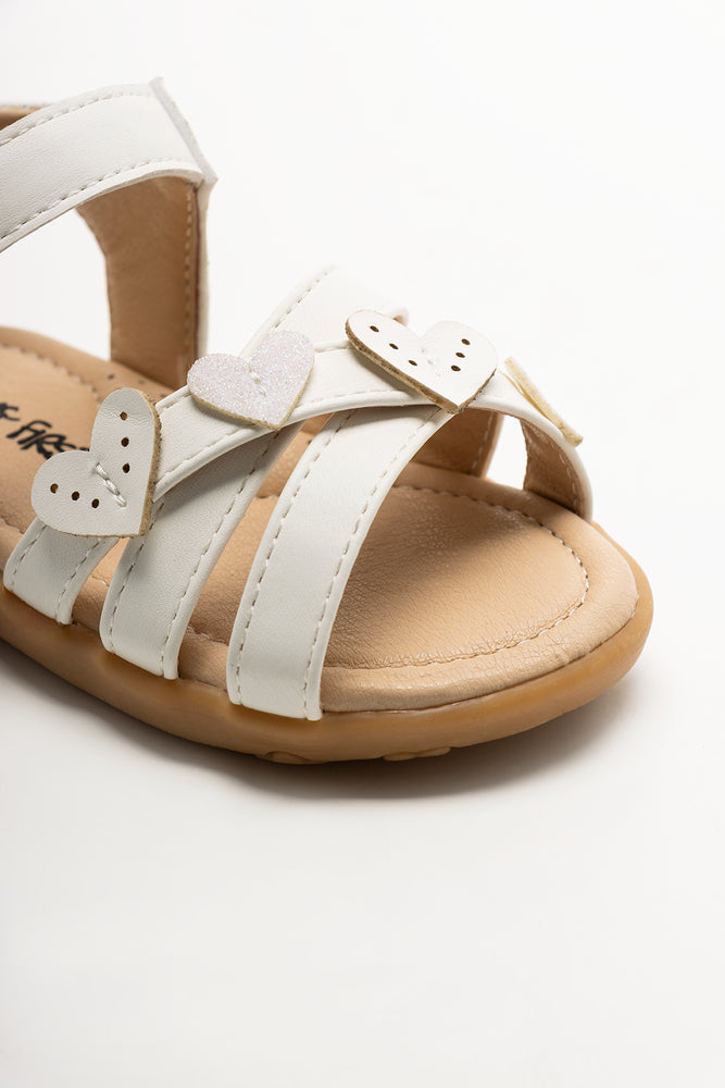 Butterfly Sandals White (2)