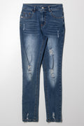Ripped Denim Jeans Blue