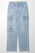 Cargo Slouchy Denim Jeans Blue