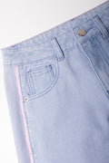 Wide Leg Denim Jeans Light Blue (1)