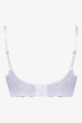 Plus Size 2 Pack Lace Non Padded Underwire Bra Natural And White (3)