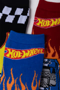 Hot Wheels 3 Pack Socks Black, Blue And Red (1)