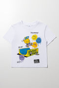Smiley Short Sleeve T-Shirt White