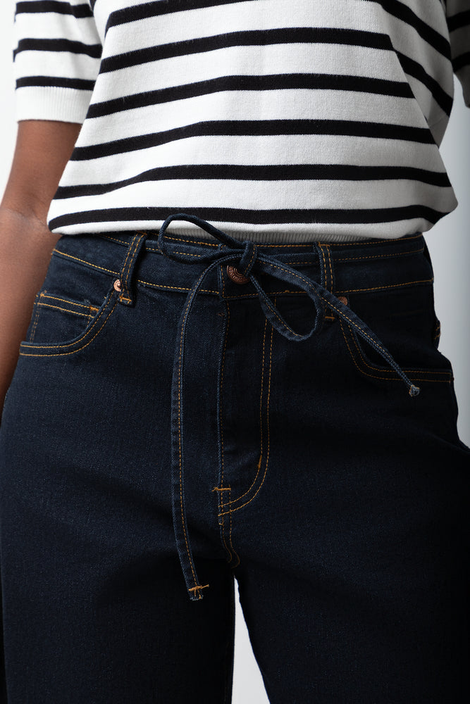 Barrel Leg Jean Dark Blue (3)