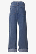 Straight Baggy Jeans Blue (1)