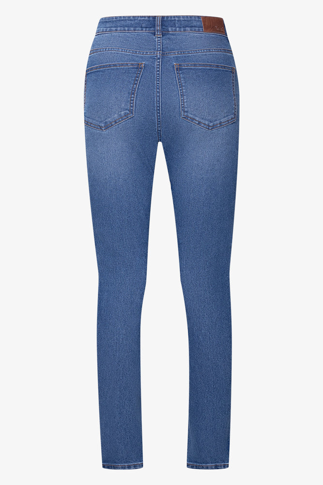 High Rise Skinny Denim Jean Blue (1)