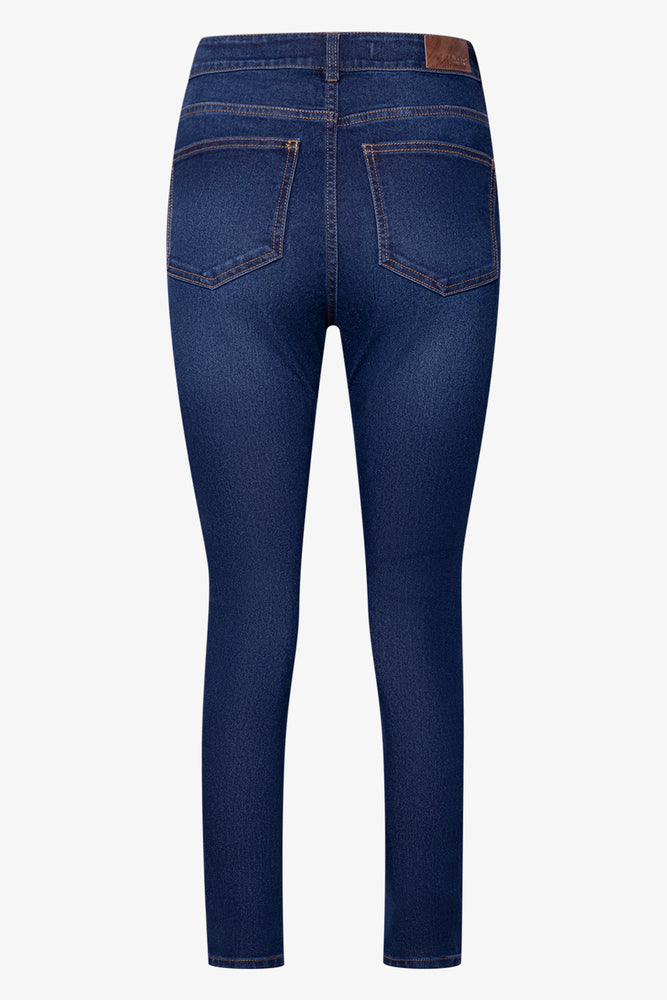 High Rise Skinny Denim Jeans Blue (1)
