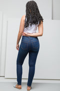 High Rise Skinny Denim Jeans Blue (3)