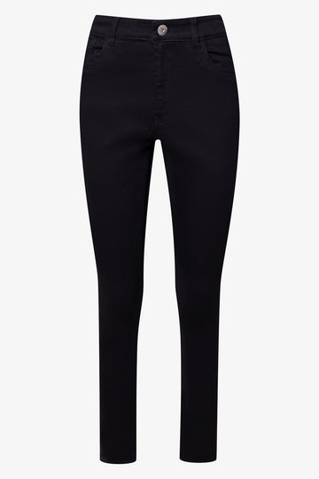 High Rise Skinny Denim Jean Black