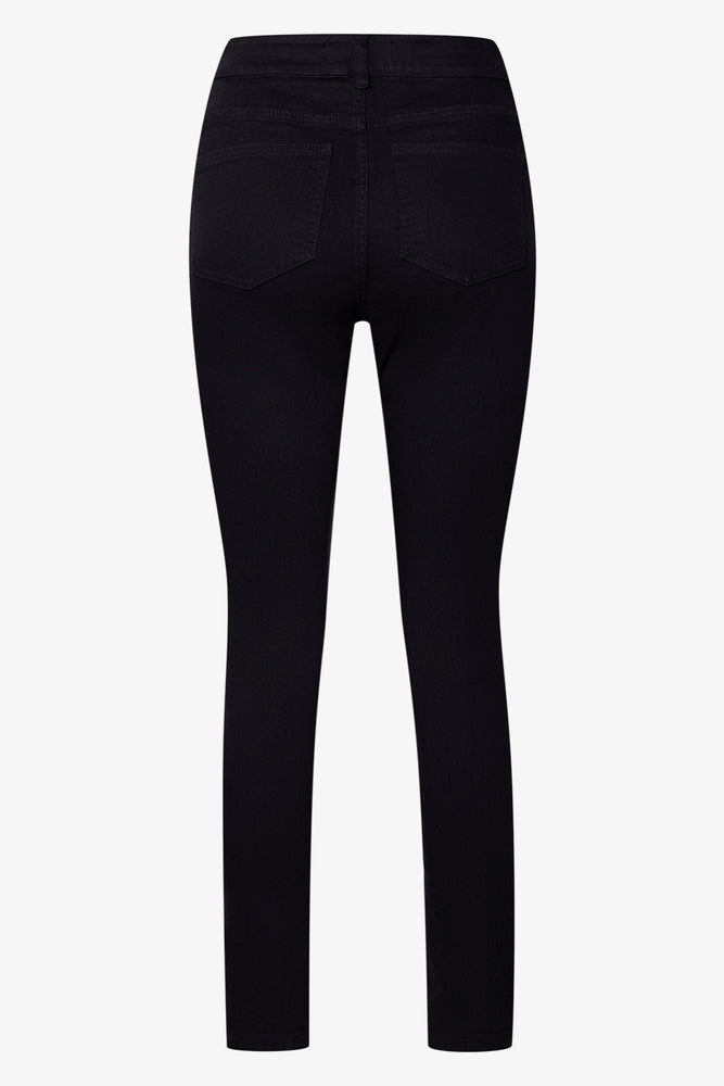 High Rise Skinny Denim Jean Black (1)