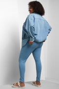 Pull On Jeggings Light Blue (2)