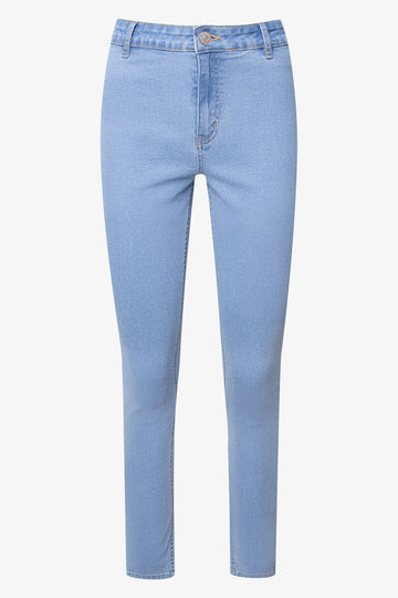 Tube Skinny Denim Jeans Light Blue