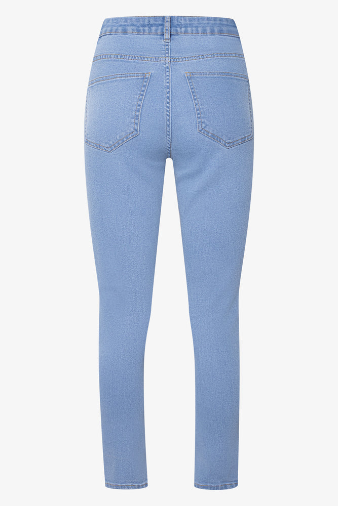 Tube Skinny Denim Jeans Light Blue (1)