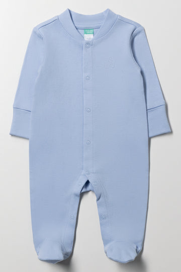 Interlock Babygrow Blue