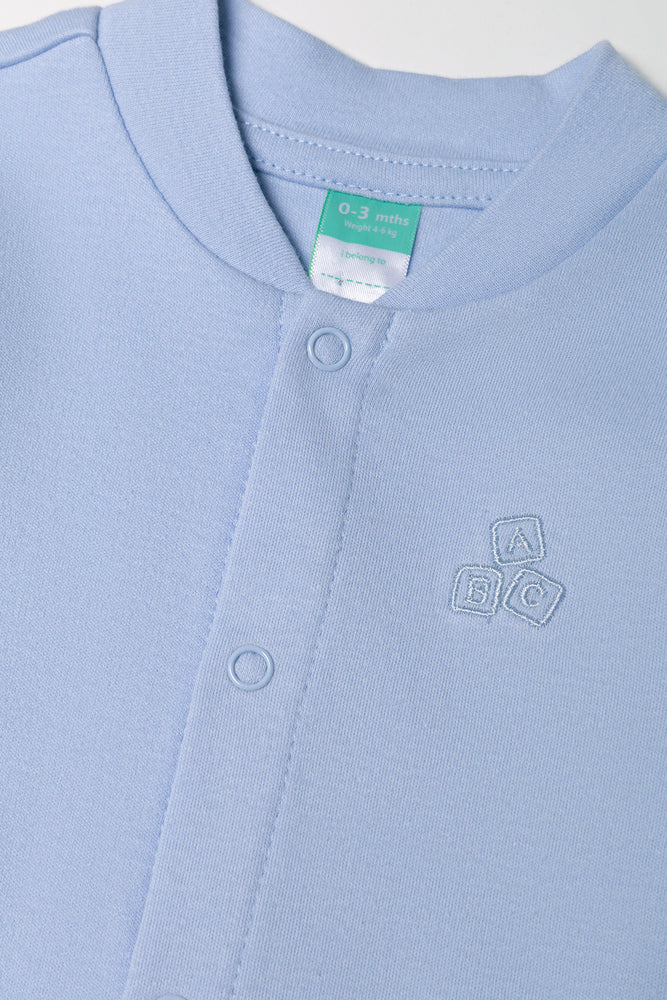Interlock Babygrow Blue