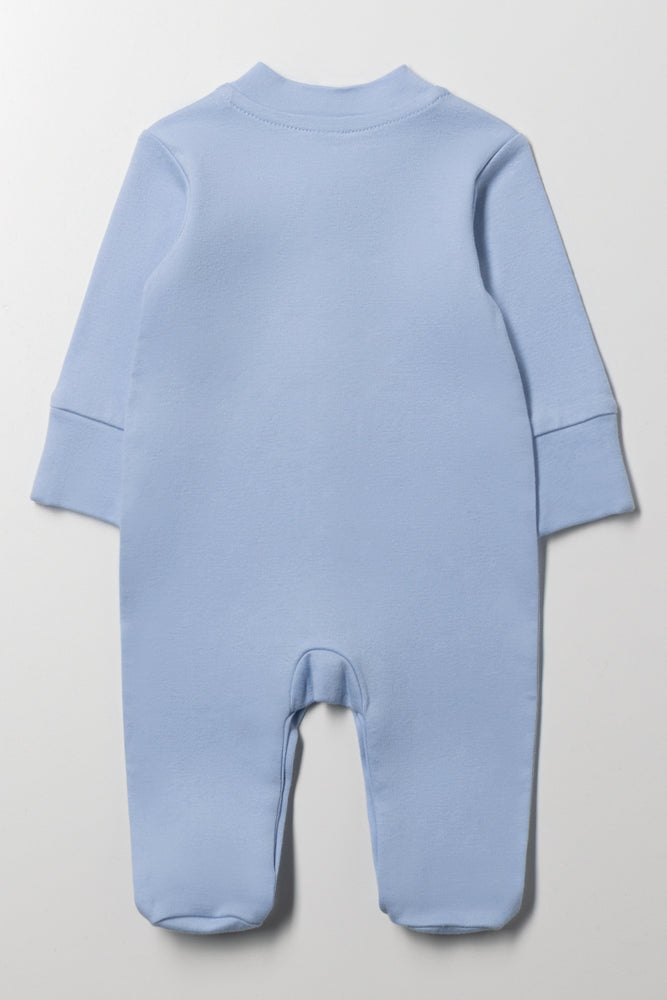 Interlock Babygrow Blue (2)