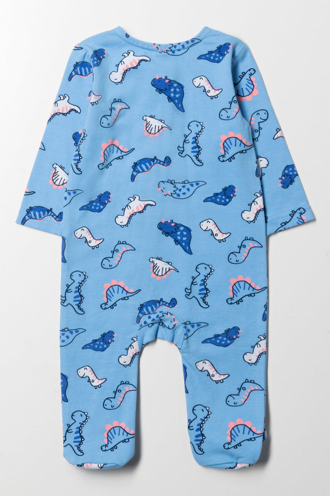 Dinosaur Babygrow Blue (3)