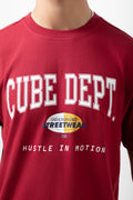 Short Sleeve T-Shirt Burgundy (3)
