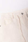 Bermuda Denim Shorts Cream (1)