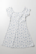 Ditsy Skater Dress White