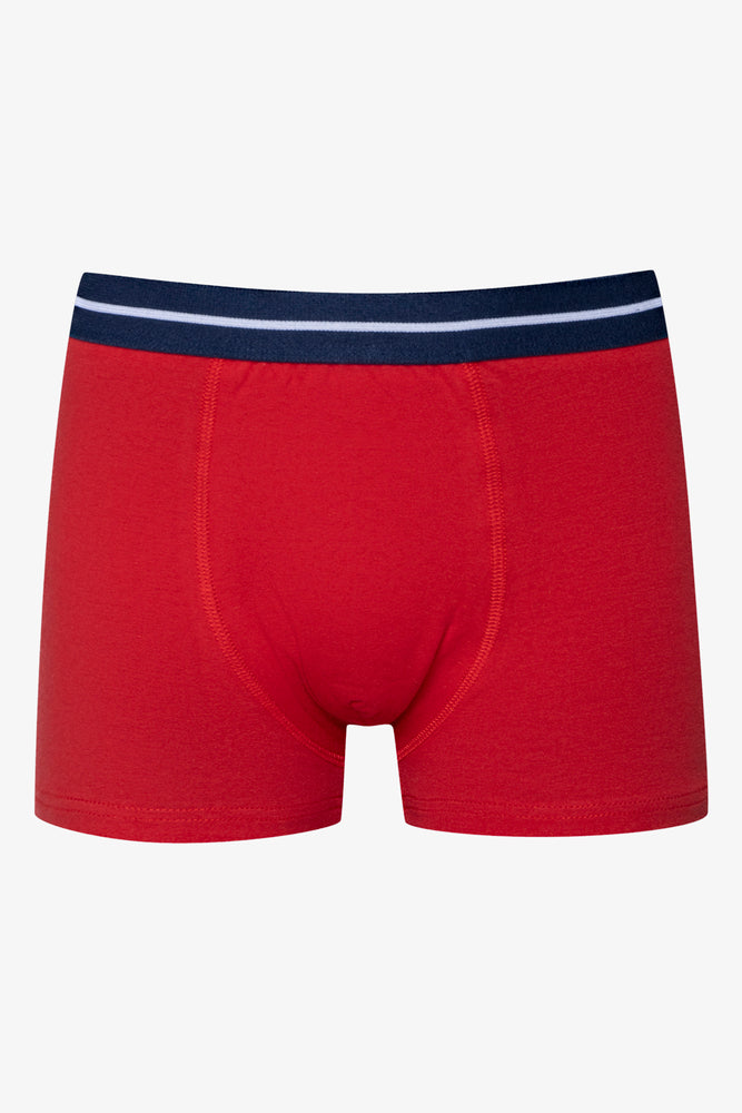 3 Pack Knit Boxer Red And Navy (1)