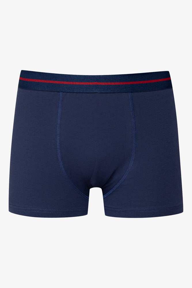 3 Pack Knit Boxer Red And Navy (2)