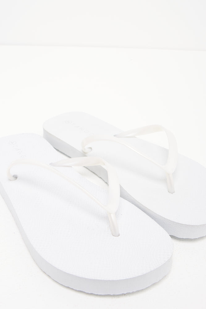 Plain Flip Flop White