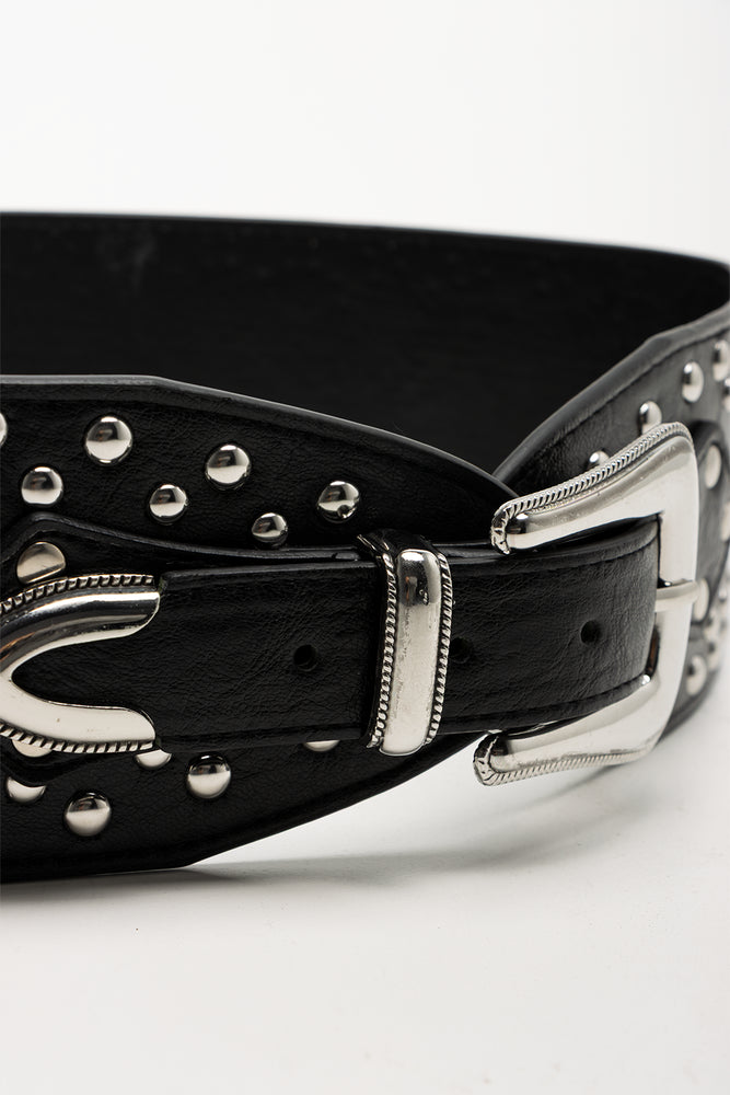 Stud Waist Belt Black (1)