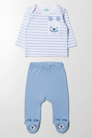 Puppy Rib Set Blue