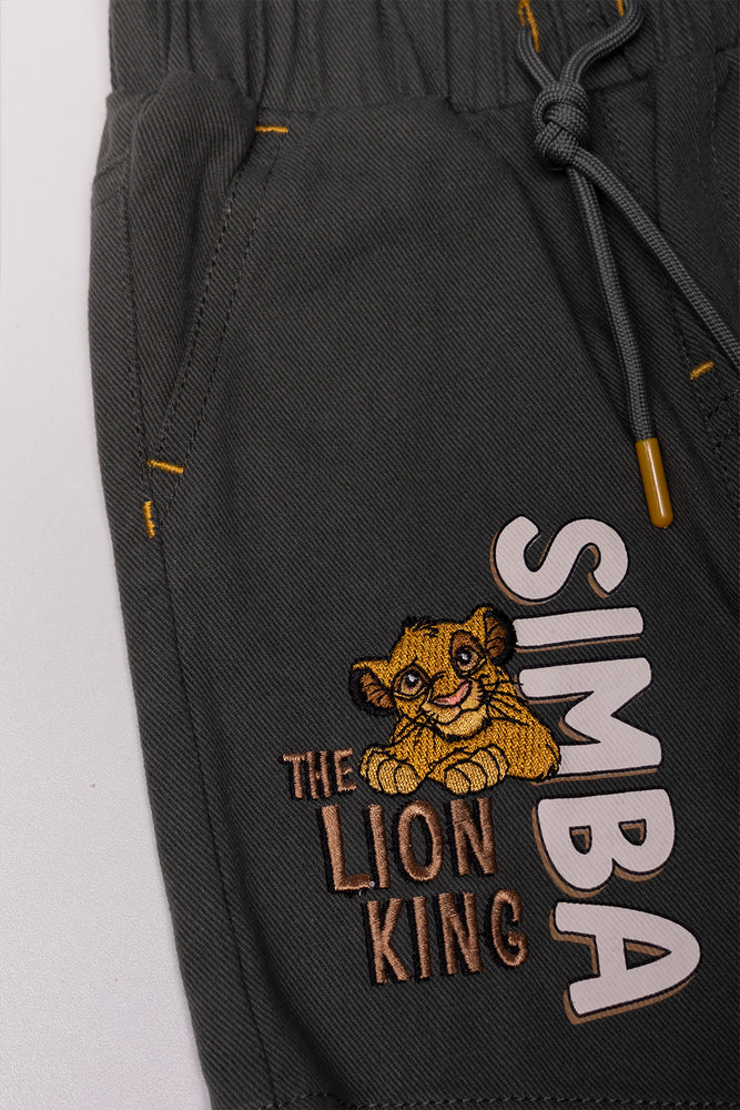 Lion King Denim Shorts Blue
