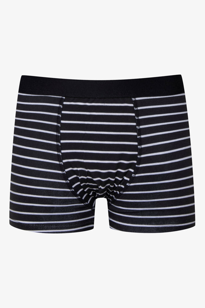 3 Pack Knit Boxer Black (3)