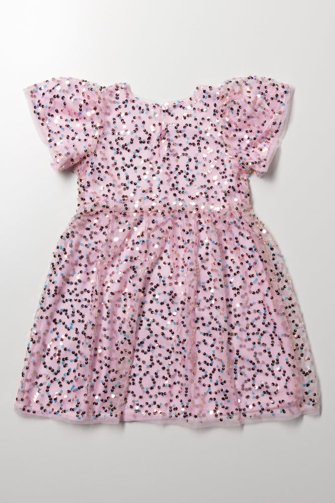 Barbie Sequin Dress Pink (3)