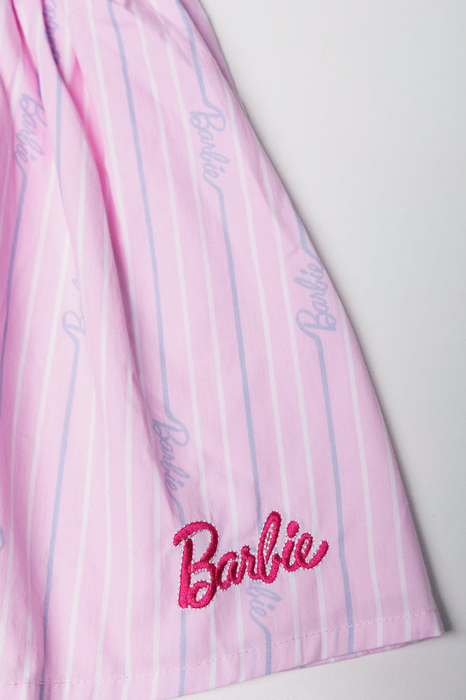 Barbie Bow Dress Pink (2)