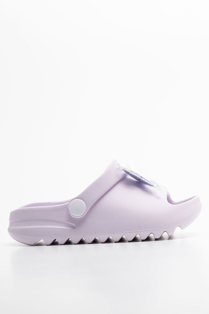 Glitter Butterfly Slides Lilac (1)