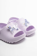 Glitter Butterfly Slides Lilac (2)