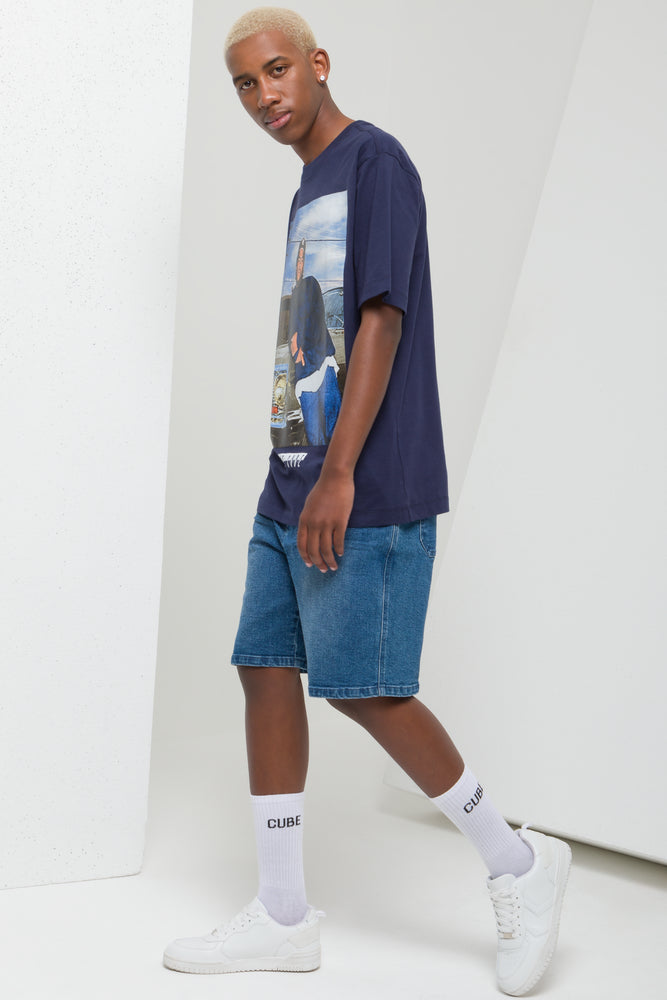 Icecube Short Sleeve T-Shirt Navy