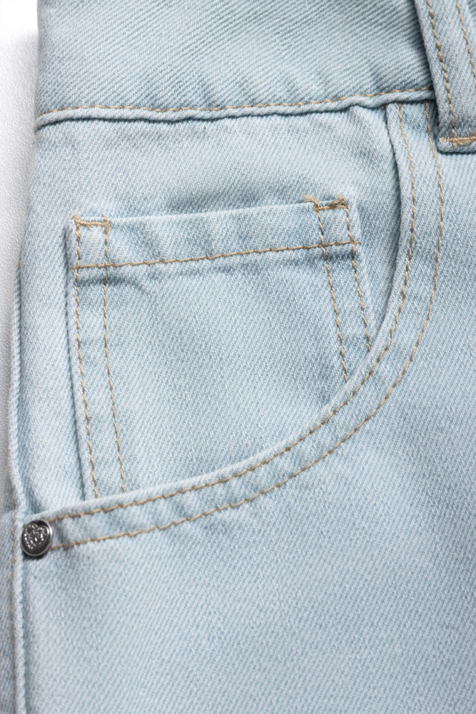 Cheeky Denim Shorts Blue