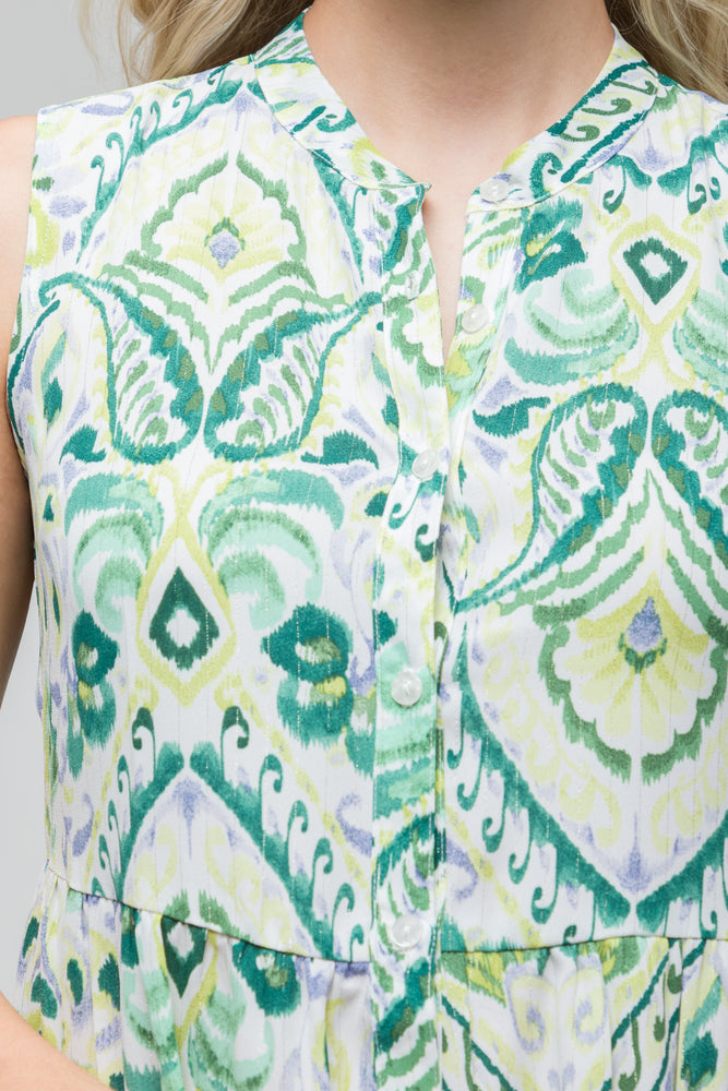 Tiered Dress Green (3)