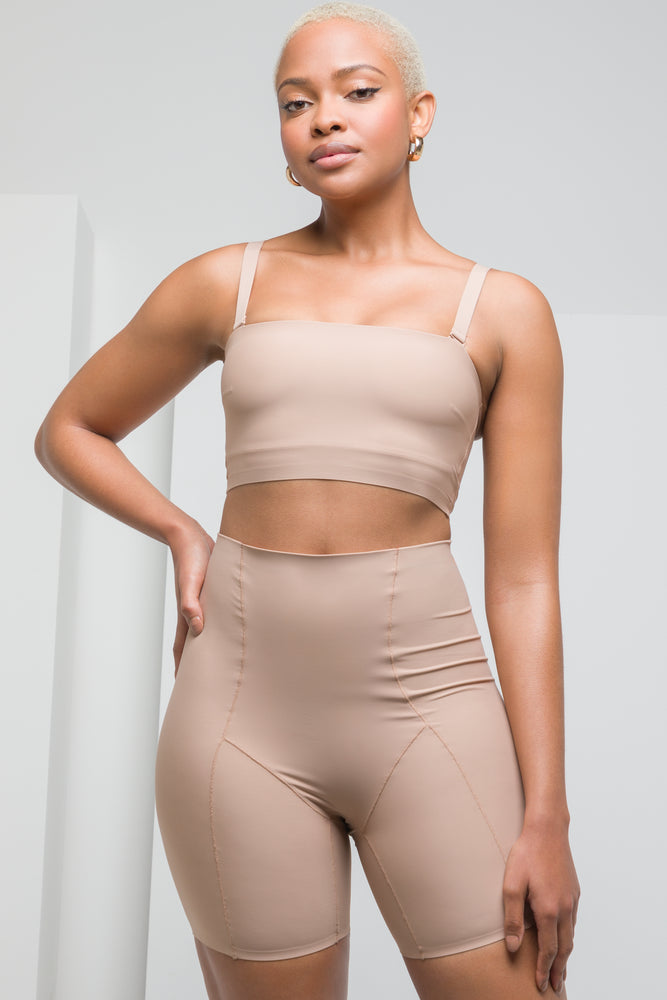 Bonded Shapewear Long Leg Natural