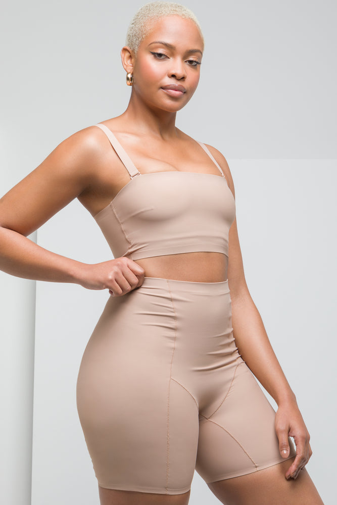Bonded Shapewear Long Leg Natural