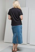 Crewneck T-Shirt Black (2)