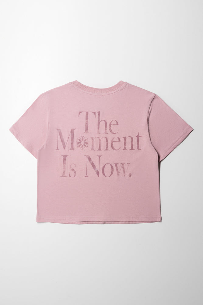 Regular Fit Boxy T-Shirt Pink (2)