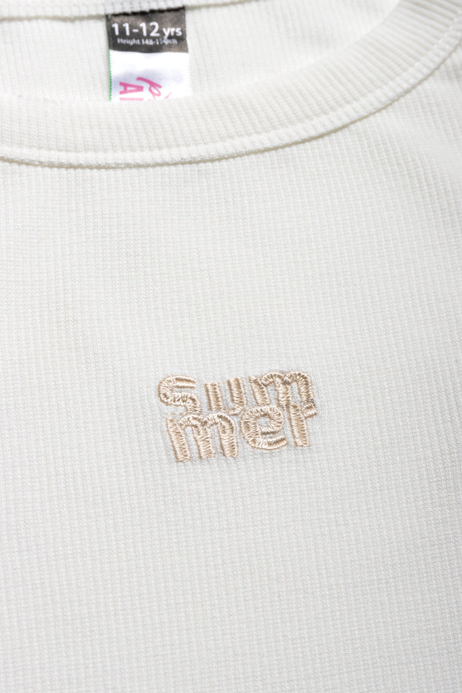 Summer Rib Vest White