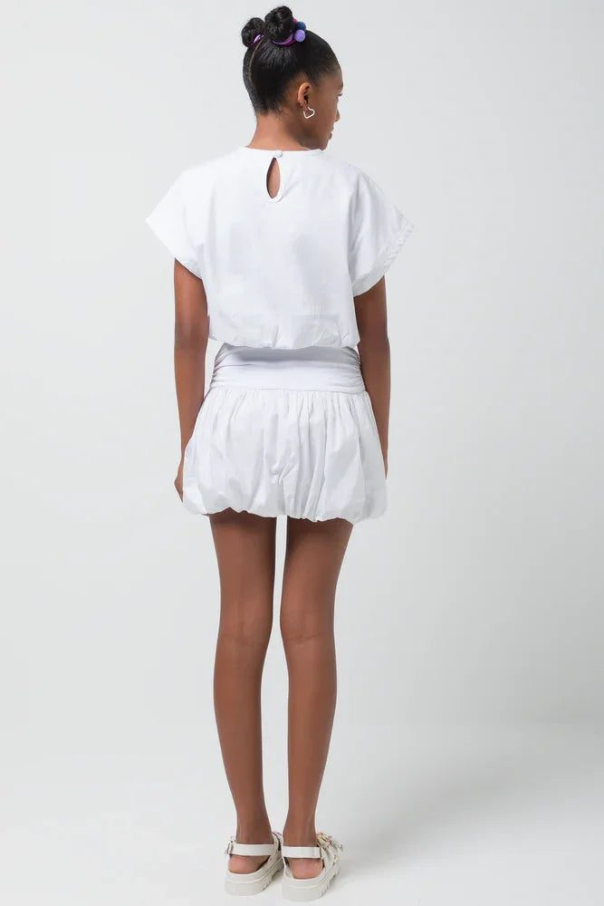 Bubble Skirt White (3)