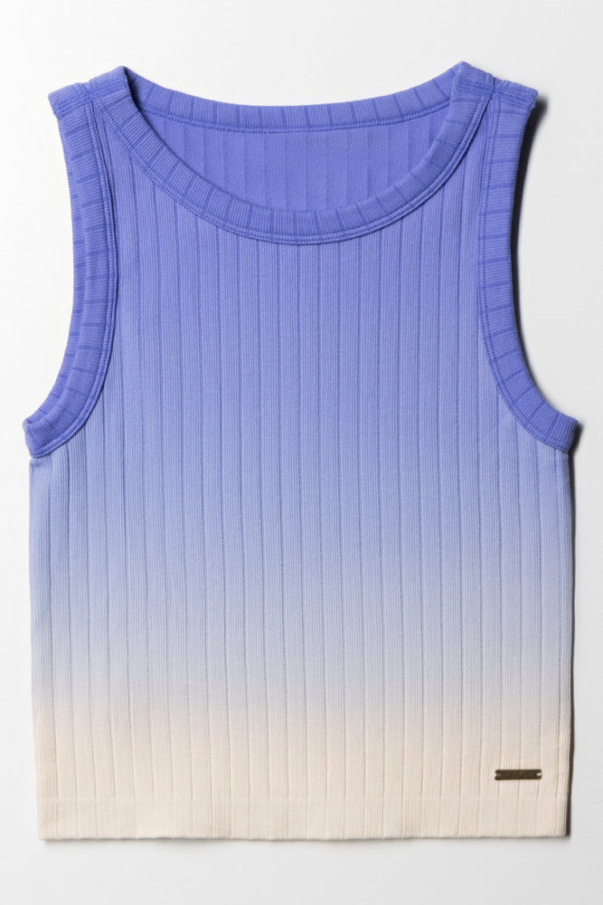 Seamfree Vest Purple Ombre